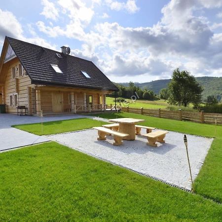 Domki Zawoja Z Jacuzzi Buitenkant foto