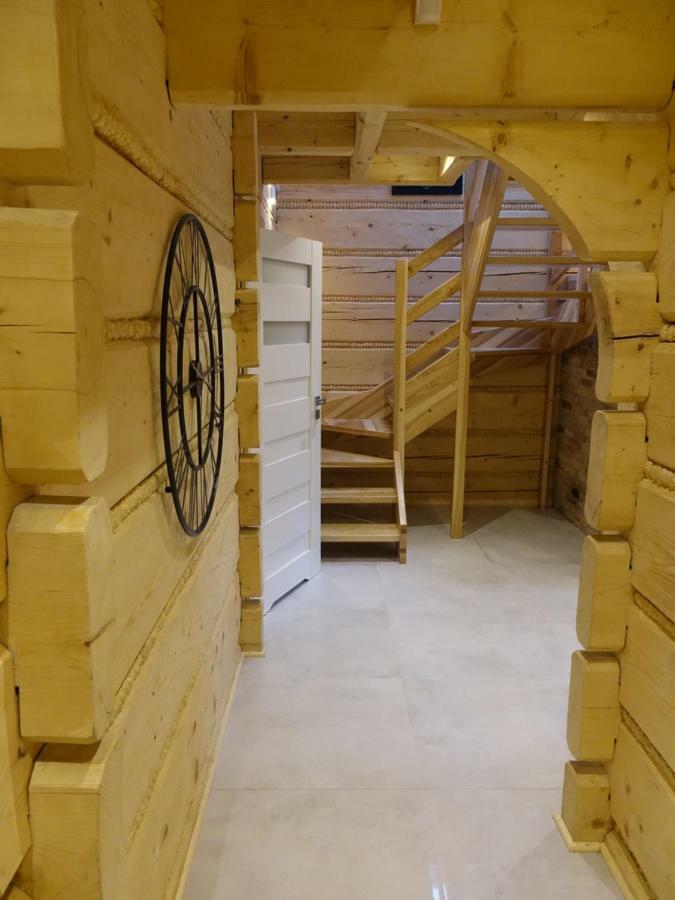 Domki Zawoja Z Jacuzzi Buitenkant foto
