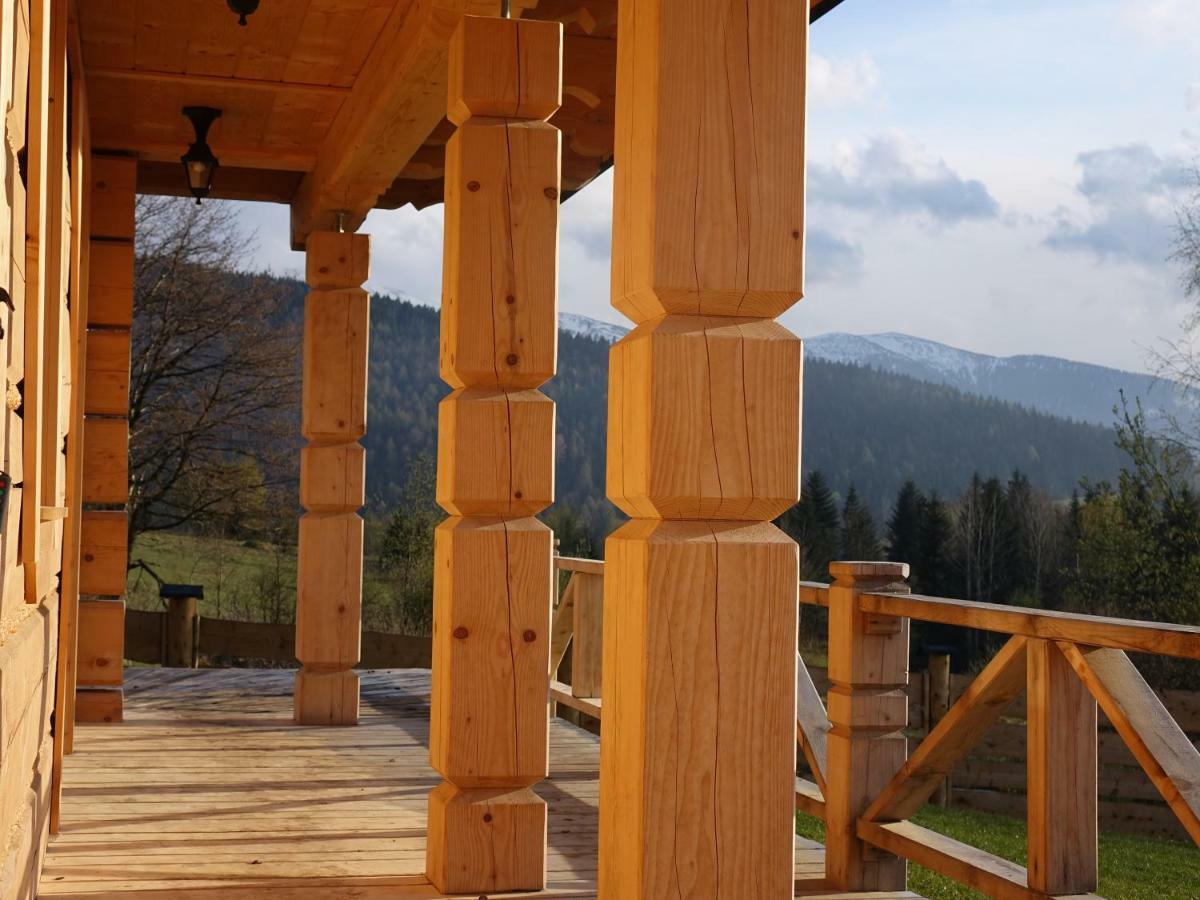 Domki Zawoja Z Jacuzzi Buitenkant foto