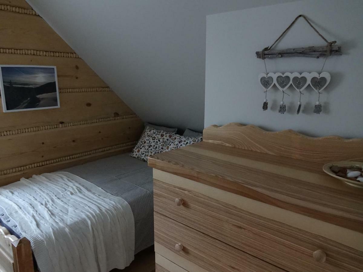 Domki Zawoja Z Jacuzzi Buitenkant foto