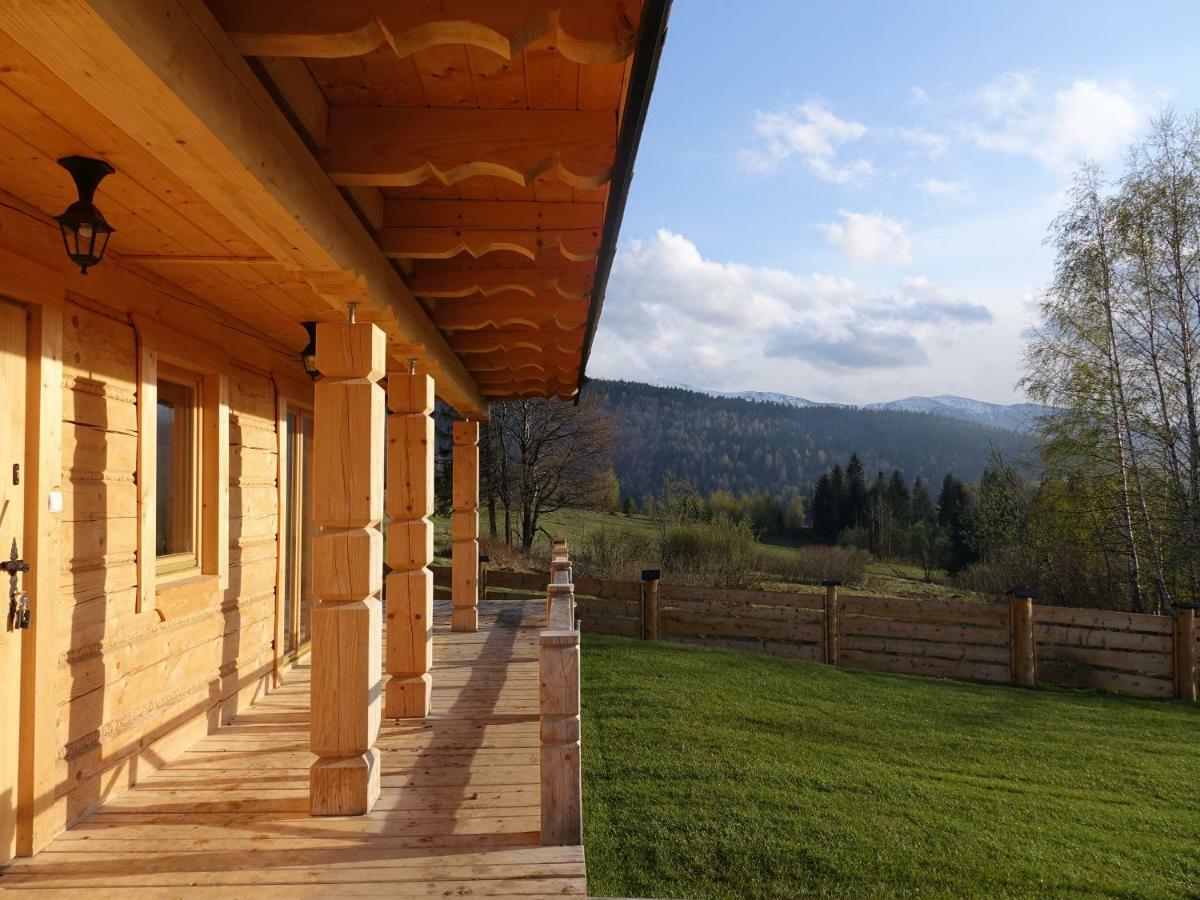 Domki Zawoja Z Jacuzzi Buitenkant foto